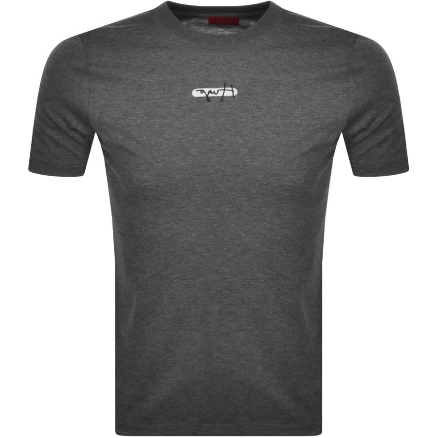 Alternative Image for ProductHUGO Durned Crew Neck T Shirt Grey1